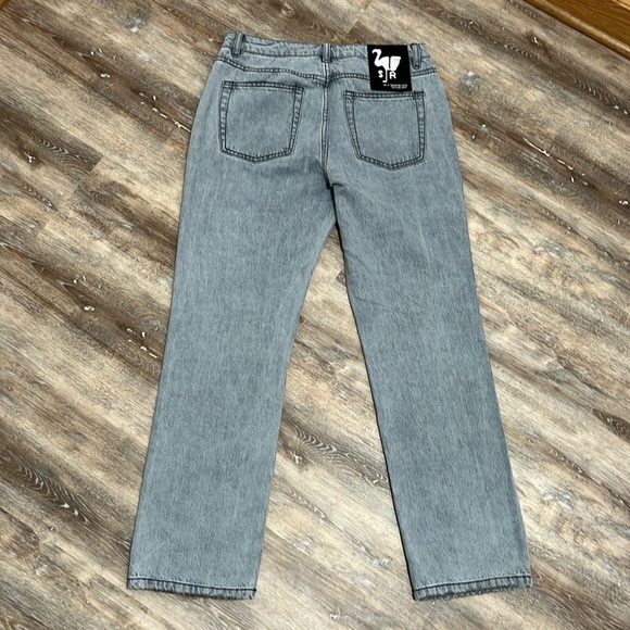 NWT Sandrine Rose SR Women's Jeans Size 28 Gray Straight Leg - Picture 8 of 16